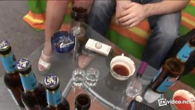 Русская пьяная шалава